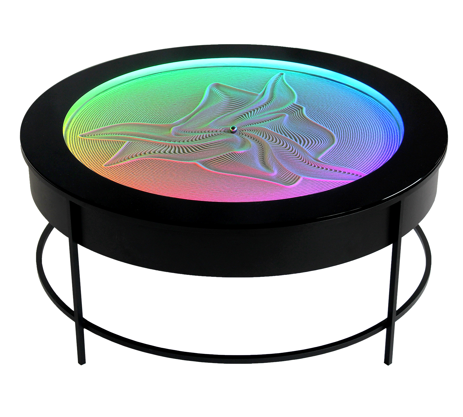 Metal Kinetic Sand Coffee Table
