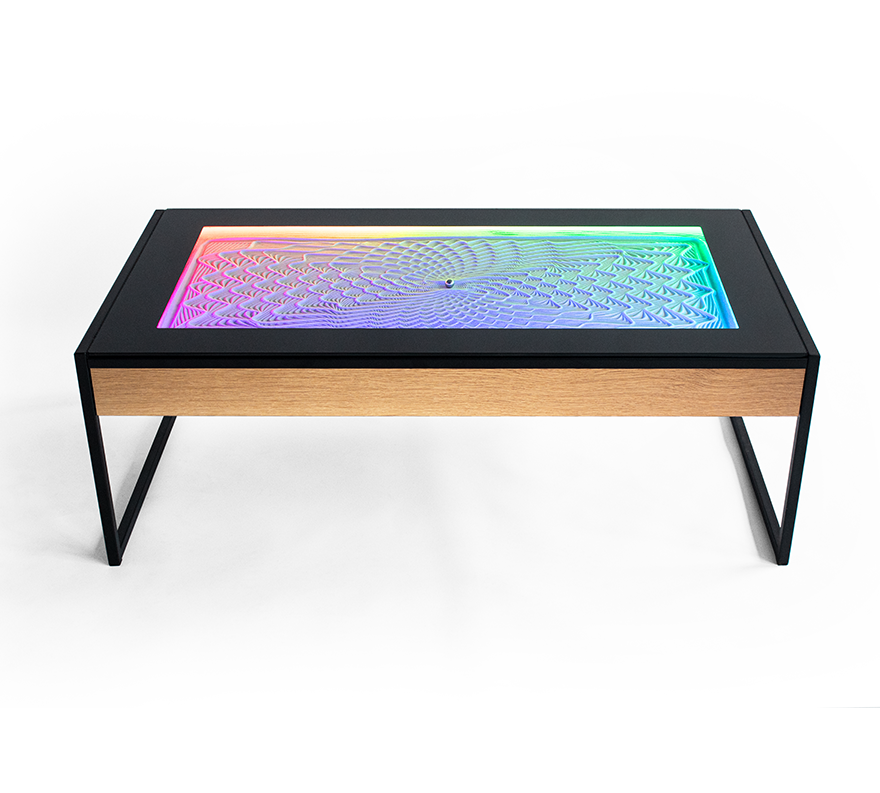 Rectangular Coffee Table | Metal Xyla Kinetic Art | Sisyphus