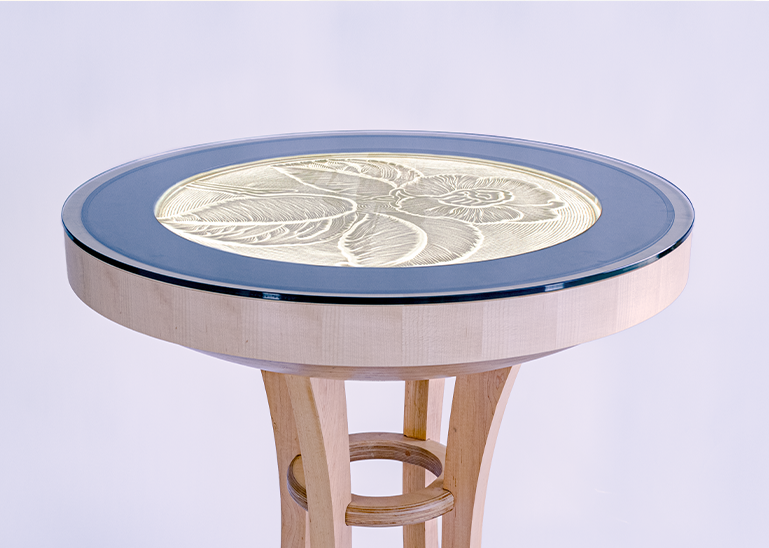 Maple Bar Height Table